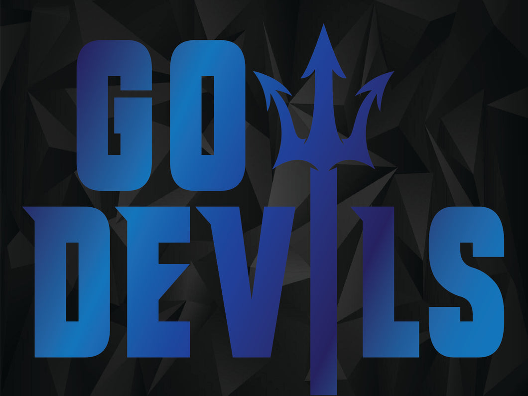 Go Devils yard sign